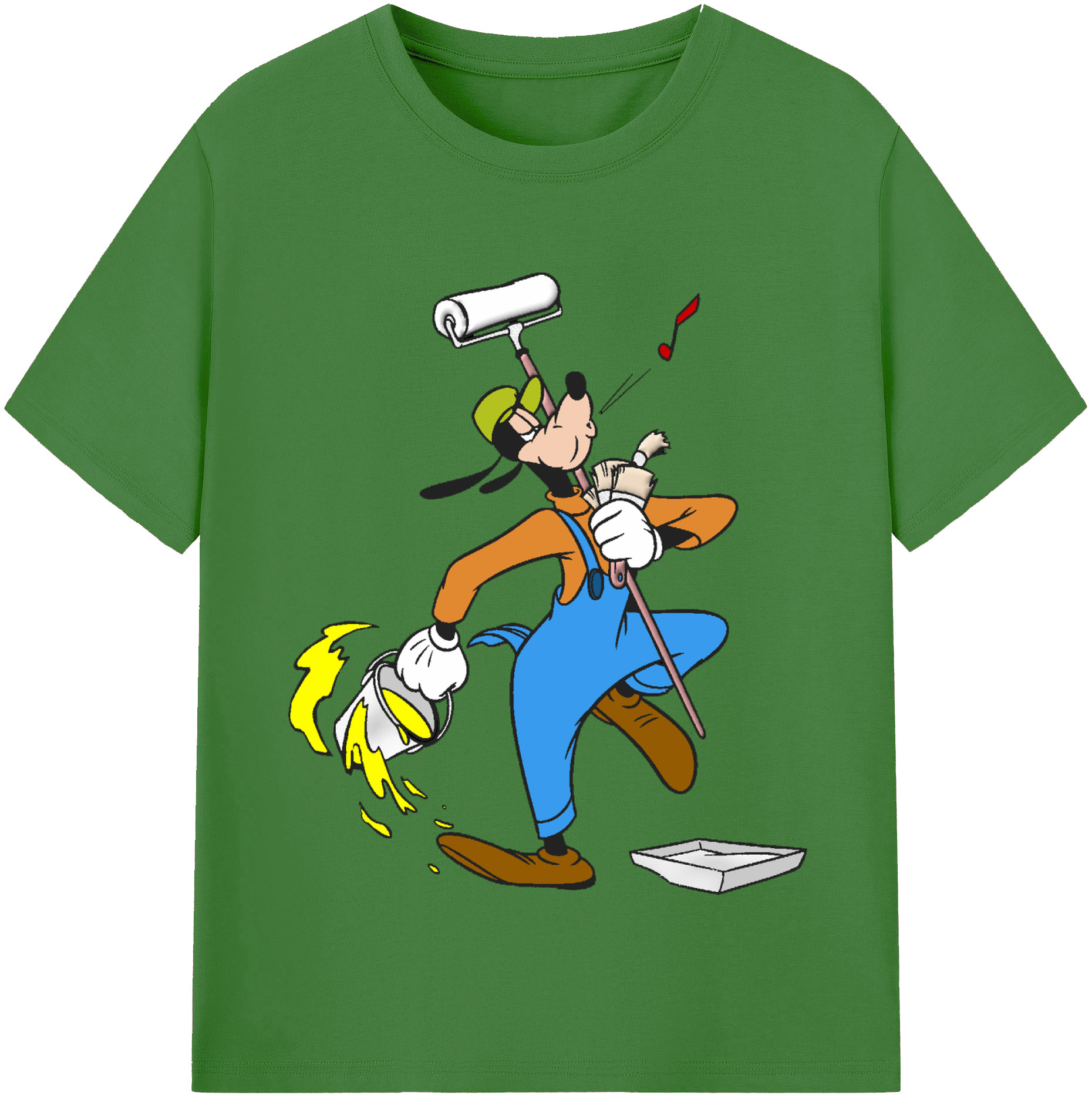 （画像用） ミッキーマウス Mickey Mouse レディースカジュアルプリントTシャツ（綿100％）
